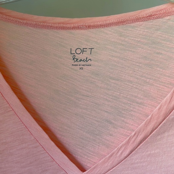 NWT LOFT Beach Size XS Light Orange Beach Cover Up - Picture 3 of 7